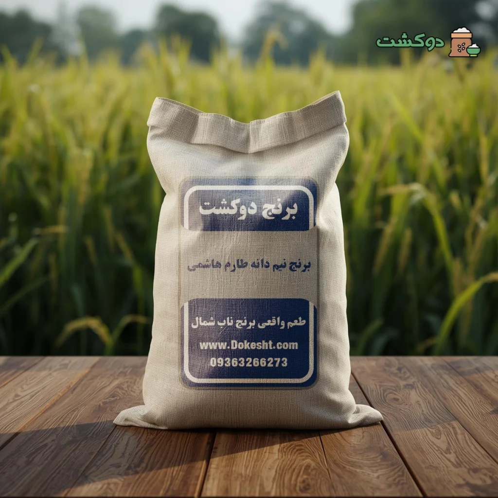 برنج نیم دانه طارم هاشمی